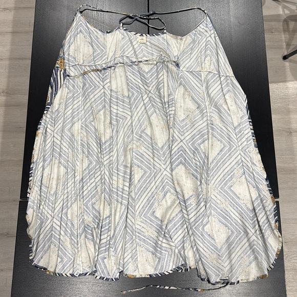 O'Neill Leelee Light Beige Print Wrap Dress - XS - Picture 7 of 13